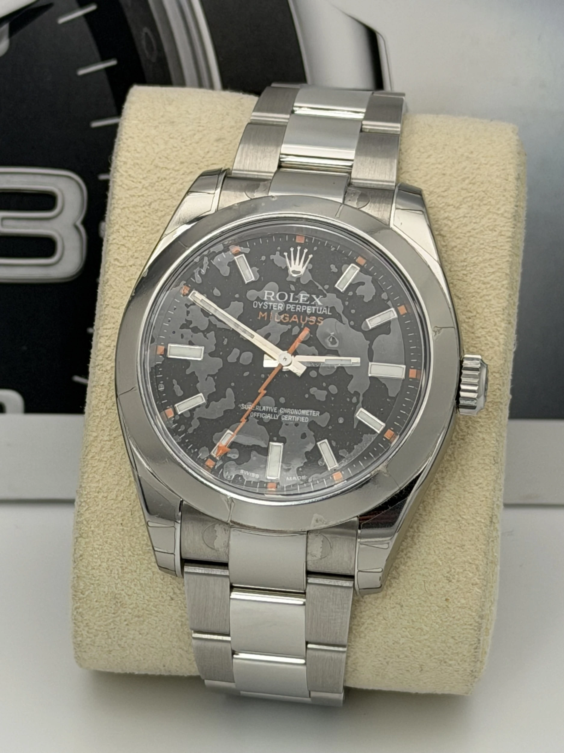 Rolex Milgauss 40mm Stainless Steel Oyster Bracelet 116400 2014