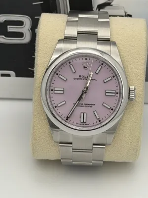Rolex Oyster Perpetual 41mm 134000 Candy Pink oyster bracelet 2026 unworn