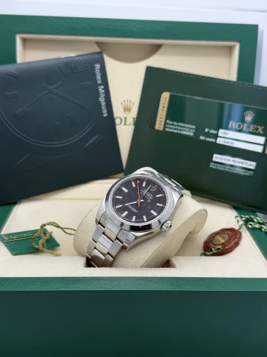 Rolex Milgauss 40mm, 116400 black dial, 2014 unworn
