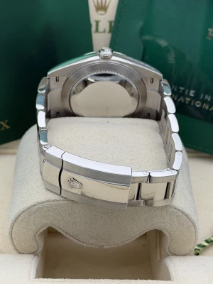 Rolex Datejust 4mm slate grey baton dial, oyster bracelet 126334 2022