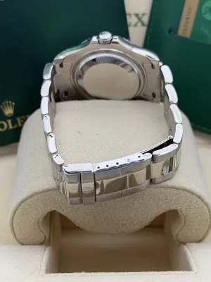 Rolex Yachtmaster 35mm 168622 platinum bezel and dial, oyster bracelet 2019