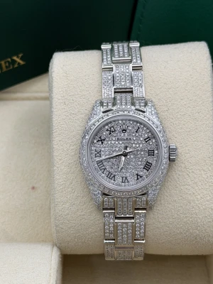 Rolex Oyster Perpetual 26mm Stainless Steel Diamond Set 176200 (2018)