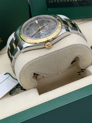 Rolex Datejust 41 bi metal oyster bracelet Wimbledon dial 126333 2021