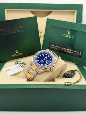 Rolex Submariner date blusey 41mm 126613LB bi metal oyster bracelet 2023