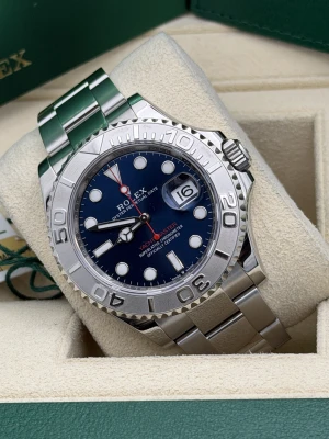 Rolex Yacht-Master 40mm blue dial platinum bezel 126622 2023