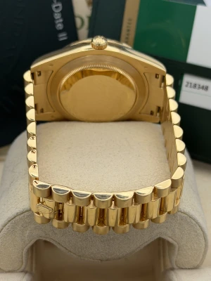 Rolex Day-Date II 41mm Yellow Gold President Bracelet 218348RBR 2014