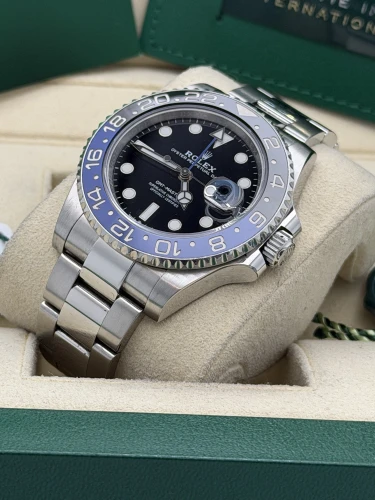Rolex GMT master 2 40mm 126710BLNR, Batman, oyster bracelet, 2021