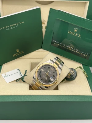 Rolex Datejust 41 bi metal oyster bracelet Wimbledon dial 126333 2021