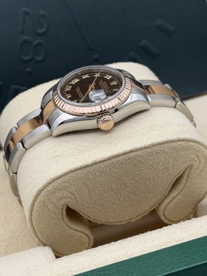 Rolex Datejust 26mm 179171 Black Roman Dial bi metal Oyster Bracelet 2006