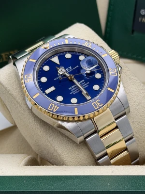 Rolex Submariner date blusey 41mm 126613LB bi metal oyster bracelet 2023