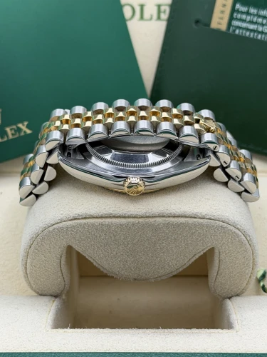 Rolex Datejust 36mm,36 116233, bi metal champ jubilee diamond dot dial, fluted, jubilee, 2010