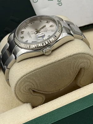 Rolex Datejust 36mm silver roman dial fluted bezel oyster bracelet 116234 2006