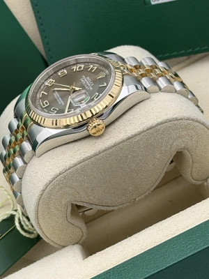 Rolex Datejust 36mm Brown Concentric Dial, Jubilee Bracelet 116233 2017