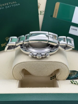 Rolex Daytona 40mm, 116506 platinum baguette dial, platinum oyster bracelet, 2019