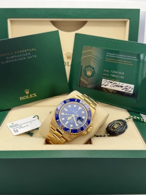 Rolex Submariner Date 41mm 126618LB yellow gold bluesy, oyster bracelet 2022