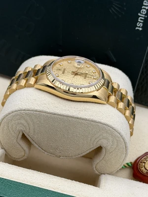 Rolex Datejust 31mm yellow gold president champagne jubilee dial 68278 1991