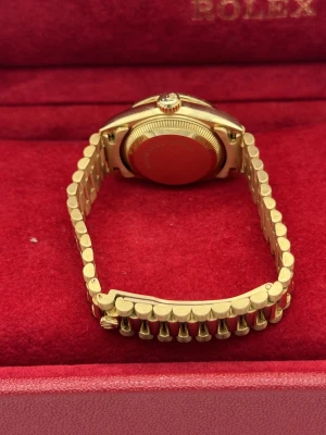 Rolex Datejust 26mm green dia dial, dial bezel, yellow gold President 69078 1994