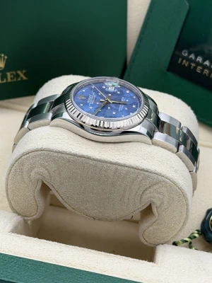 Rolex Datejust 31mm blue floral diamond dial, oyster bracelet 278274 (2023)