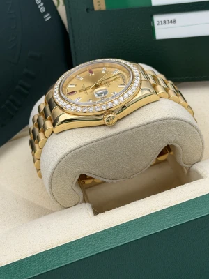 Rolex Day-Date II 41mm Yellow Gold President Bracelet 218348RBR 2014