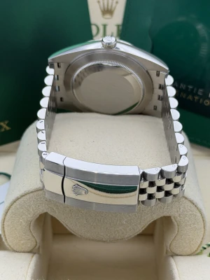 Rolex Datejust 41mm 126334 blue diamond dial, fluted bezel, jubilee bracelet, 2022
