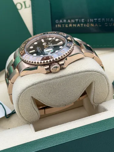 Rolex GMT Master 2 40m 126715CHNR everose gold Rootbeer, oyster bracelet, 2021