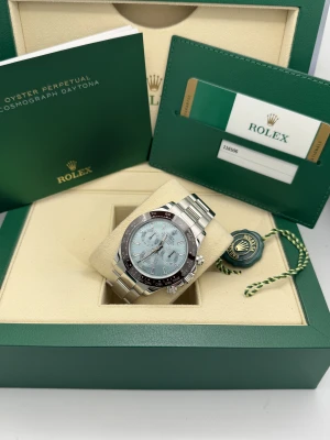 Rolex Daytona 40mm, 116506 platinum baguette dial, platinum oyster bracelet, 2019