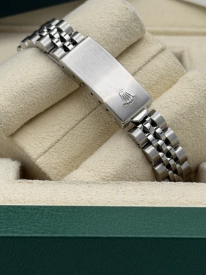 Rolex Datejust 26mm 69174 pink dia dot dial fluted bezel jubilee bracelet 1999