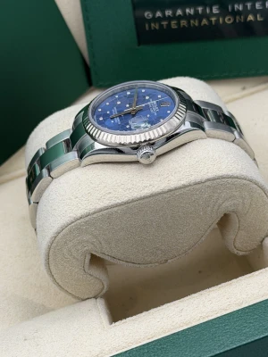 Rolex Datejust 31mm blue floral diamond dial, oyster bracelet 278274 (2023)