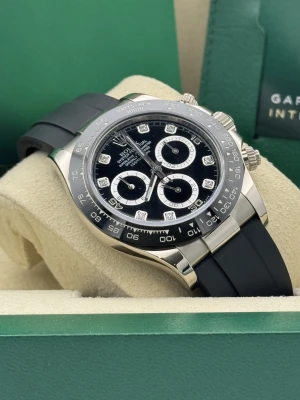 Rolex Daytona 116519LN 40mm white gold black Diamond dial o/flex bracelet 2023