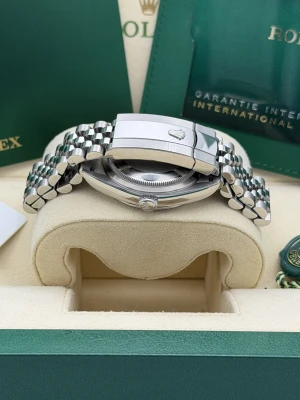 Rolex Datejust 36mm 126200 blue baton dial, smooth bezel,  jubilee bracelet 2024