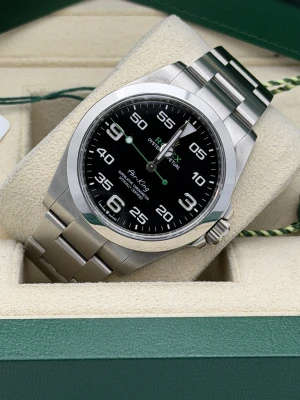 Rolex Air-King 40mm Stainless Steel Oyster Bracelet Smooth Bezel 126900 2022