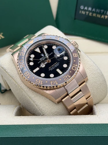 Rolex GMT Master 2 40m 126715CHNR everose gold Rootbeer, oyster bracelet, 2021