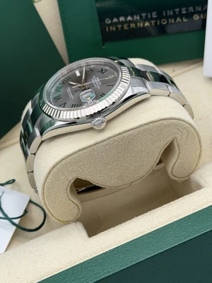 Rolex Datejust 41mm 126334 Wimbledon dial, fluted bezel, oyster bracelet 2024