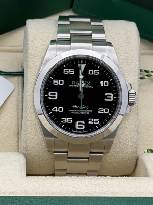 Rolex Air-King 40mm Stainless Steel Oyster Bracelet Smooth Bezel 126900 2022