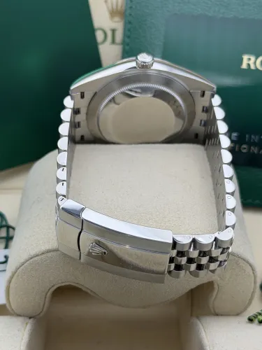 Rolex Datejust 41mm, 126334 Wimbledon dial, fluted, jubilee bracelet 2023