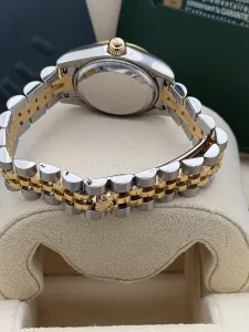 Rolex Datejust 26mm cream jubilee arabic dial bi metal 179173 2008