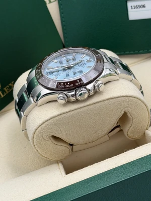 Rolex Daytona 40mm, 116506 platinum baguette dial, platinum oyster bracelet, 2019