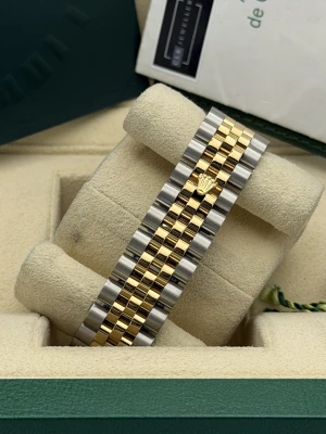 Rolex Datejust 36mm champagne baton dial, bi metal jubilee bracelet 116233 2005