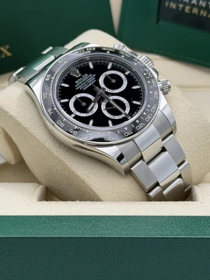 Rolex Daytona 40mm 126500LN black dial stainless steel oyster bracelet 2024