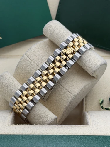 Rolex Datejust 36mm,36 116233, bi metal champ jubilee diamond dot dial, fluted, jubilee, 2010