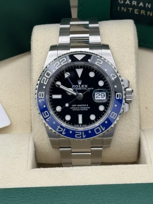 Rolex GMT-Master II Batman 40mm Stainless Steel Oyster Bracelet 126710BLNR 2022