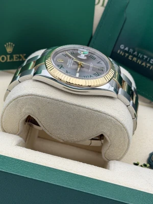 Rolex Datejust 41mm Wimbledon dial, bi metal oyster bracelet 126333 (2023)
