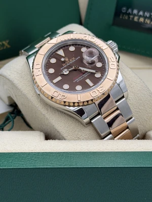 Rolex Yachtmaster 126621 40mm chocolate dial bi metal oyster bracelet 2021