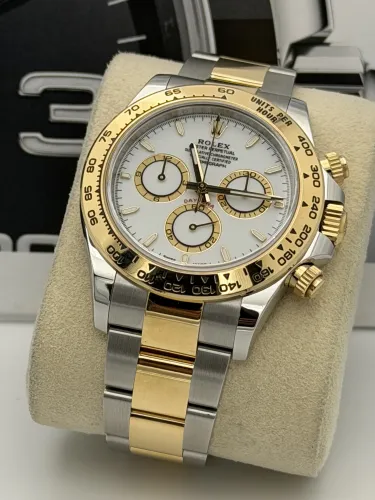 Rolex Daytona 126503 white dial, bi metal, oyster bracelet 2024