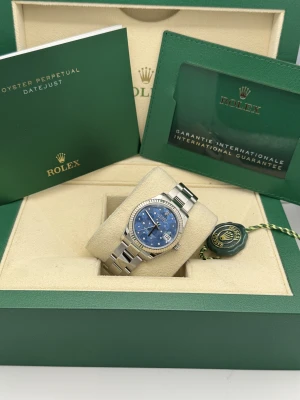 Rolex Datejust 31mm blue floral diamond dial, oyster bracelet 278274 (2023)