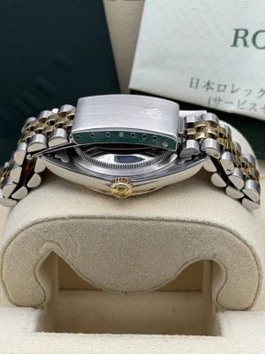 Rolex Datejust 36mm 16233 bi metal champagne roman dial, jubilee bracelet 2002