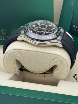 Rolex Daytona 116519LN 40mm white gold black Diamond dial o/flex bracelet 2023