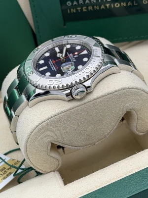 Rolex Yacht-Master 40mm blue dial platinum bezel 126622 2023