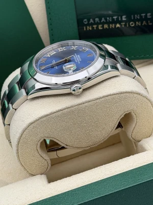 Rolex Datejust 41mm blue azzurro dial oyster bracelet 126300 2023