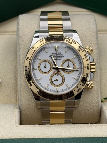 Rolex Daytona 126503 white dial, bi metal, oyster bracelet 2024